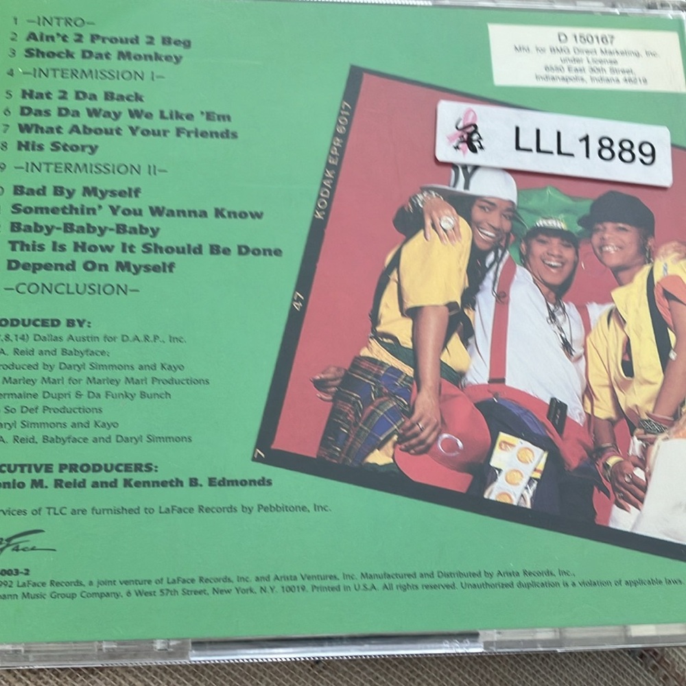 TLC cd - Picture 2 of 2